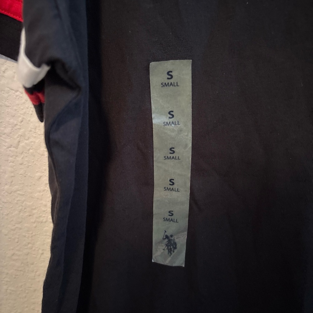NEW W/tag Polo Assn. Big Pony #3 Navy, Red Trim T-Shirt Short Sleeve Size Small - Picture 2 of 15